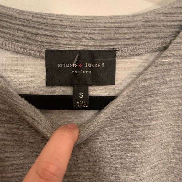 [Romeo + Juliet] Flannel Knit Sweater Shirt - Picture 3 of 4